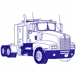 Truck Embroidery Design 5 Truck Embroidery Design 5